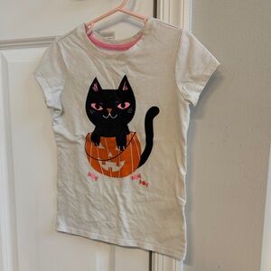 Cat & Jack Tee with Black Cat Design